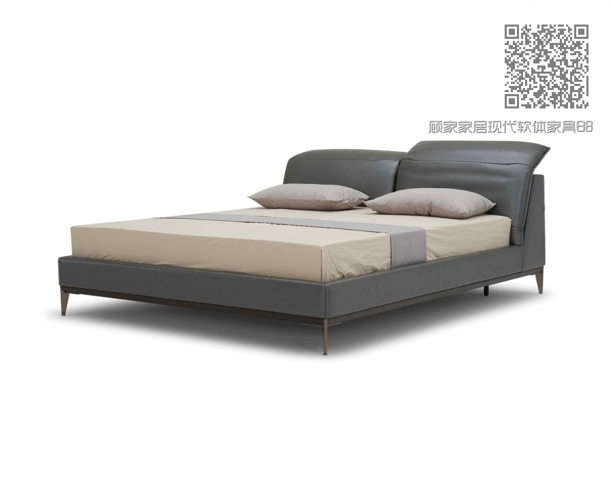 顾家家居现代软体家具B817B床