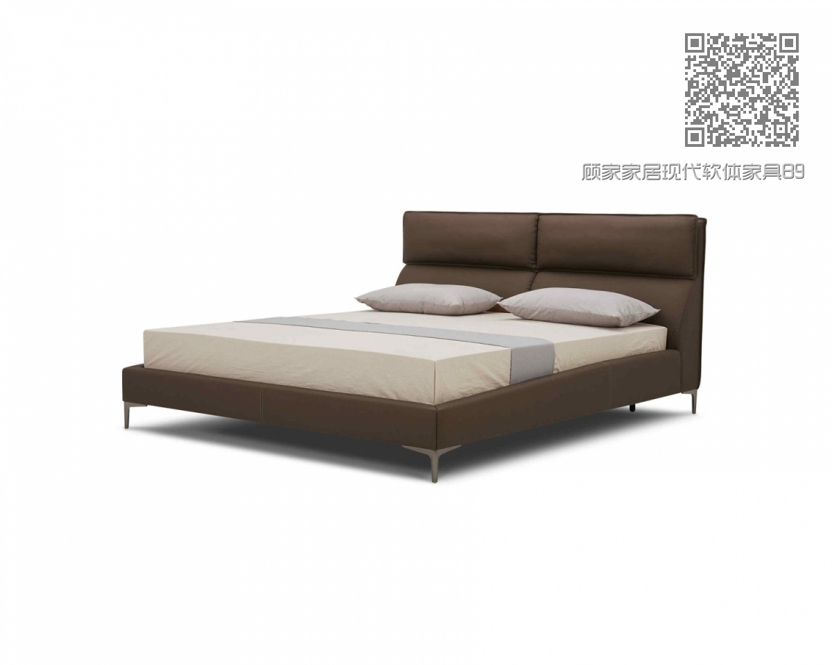 顾家家居现代软体家具B951床
