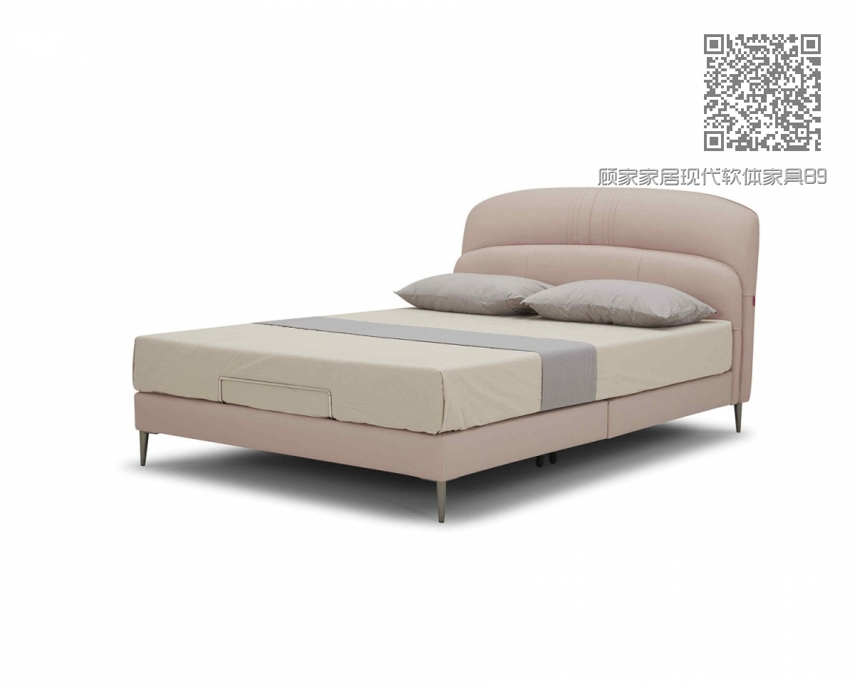 顾家家居现代软体家具B956床