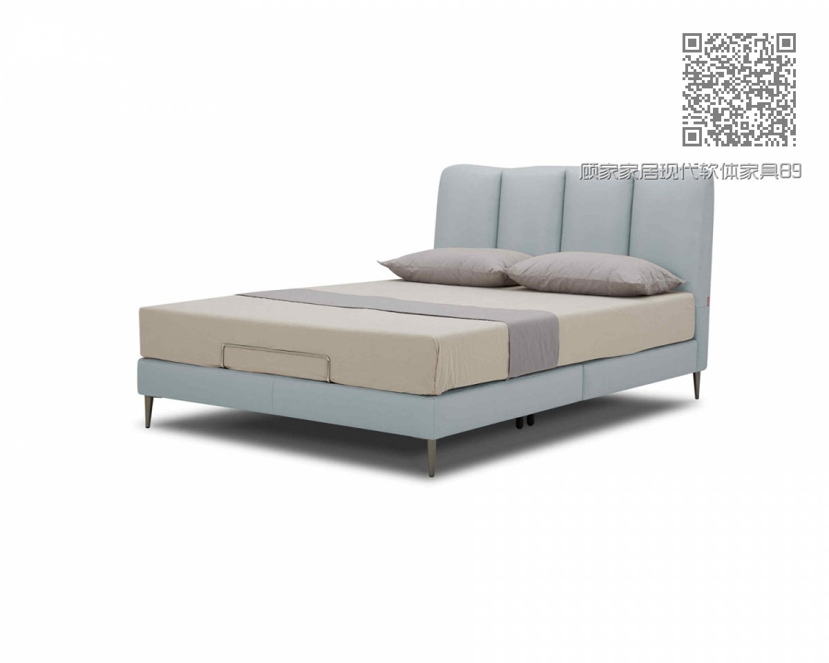 顾家家居现代软体家具B958床