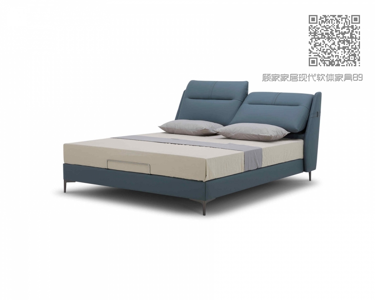 顾家家居现代软体家具B993床
