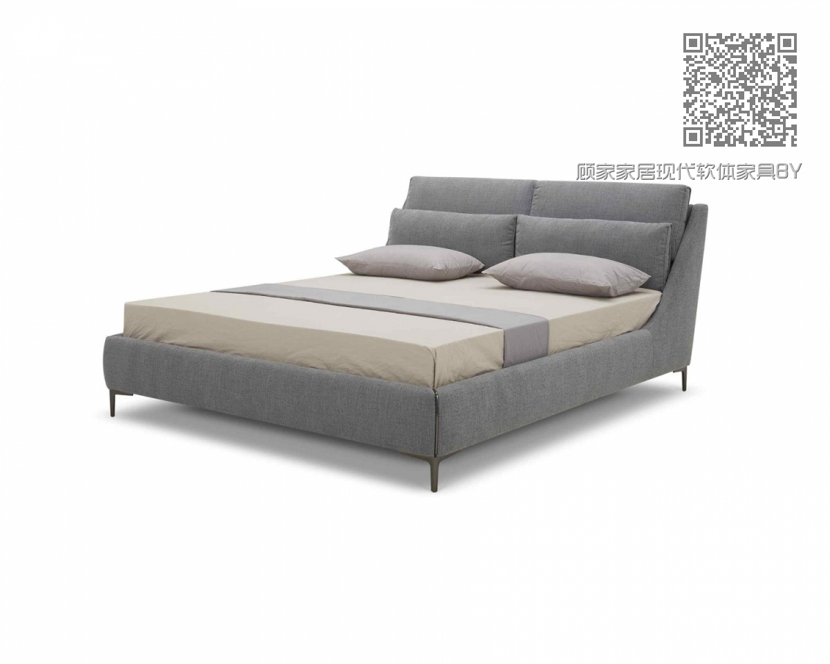 顾家家居现代软体家具BYB095床
