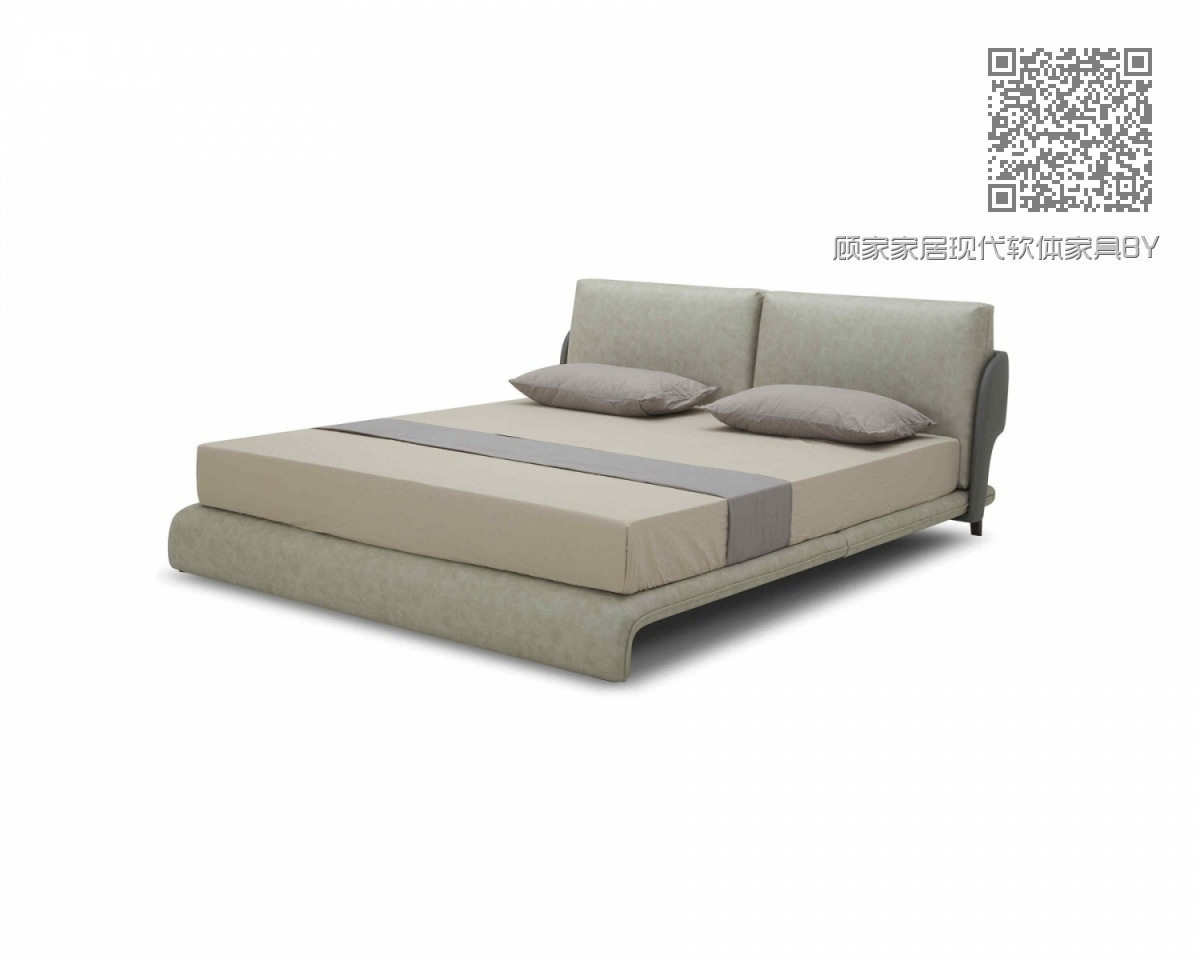 顾家家居现代软体家具BYB098床