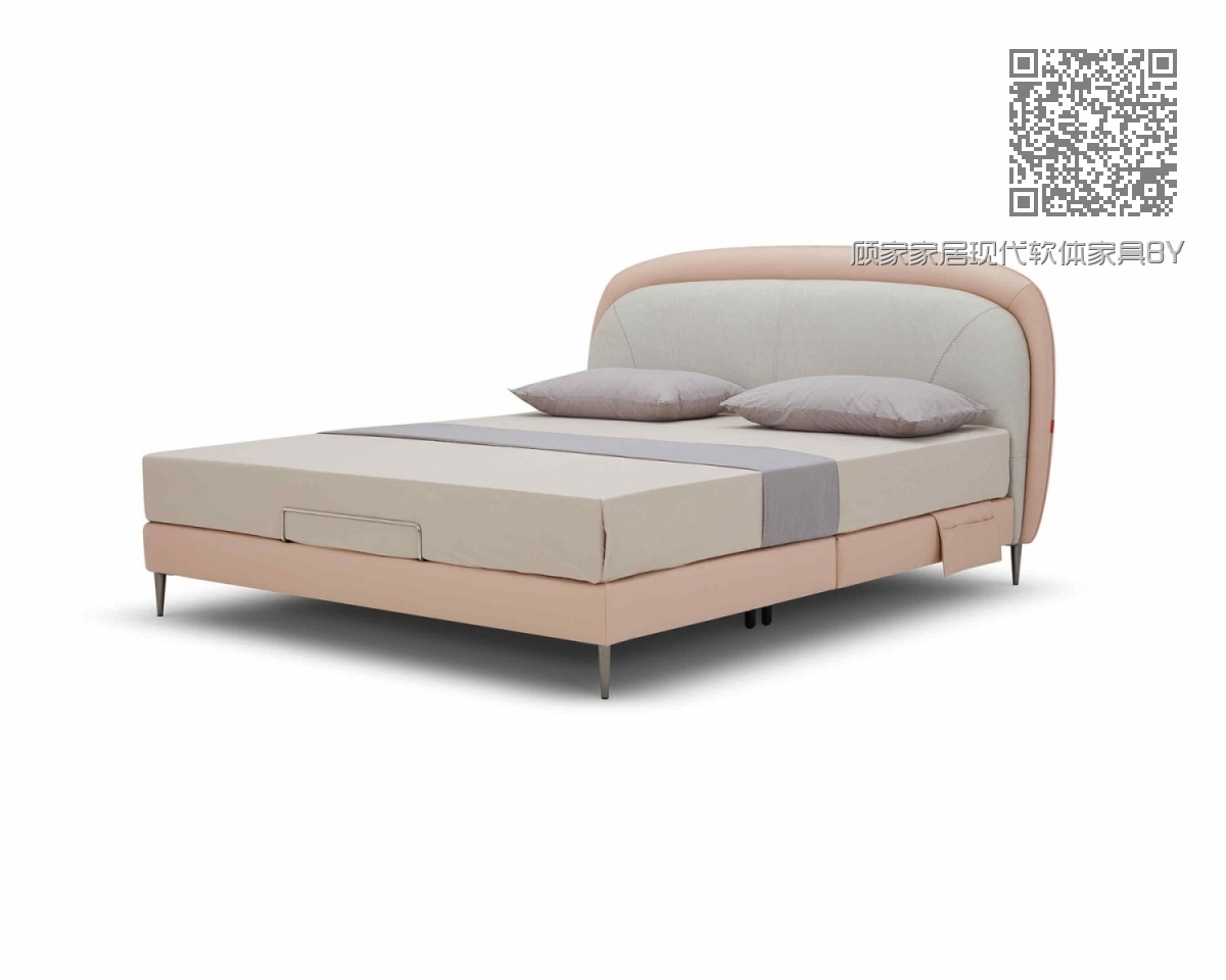 顾家家居现代软体家具BYB135床