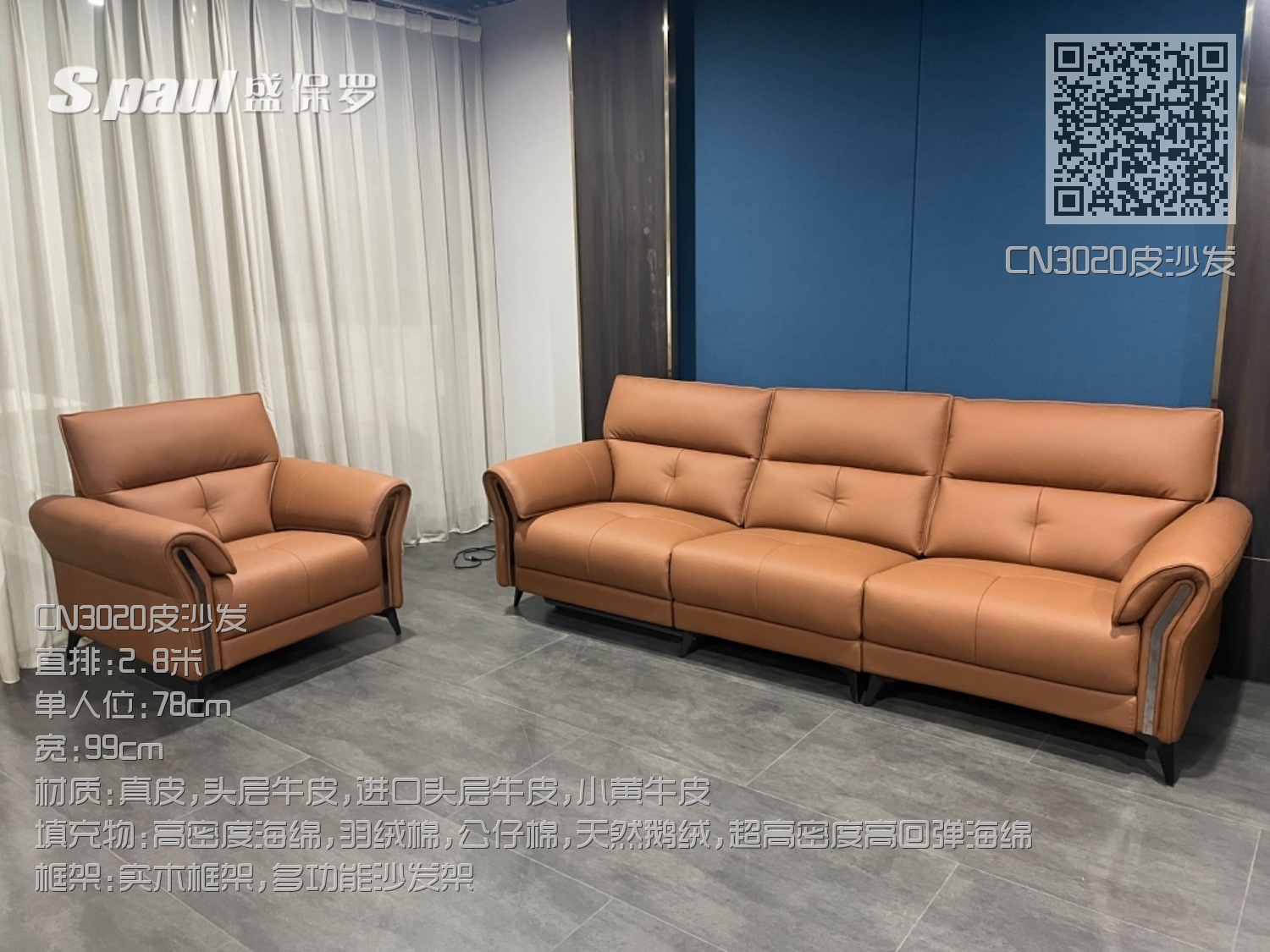 CN3020皮沙发 CN3020皮沙发