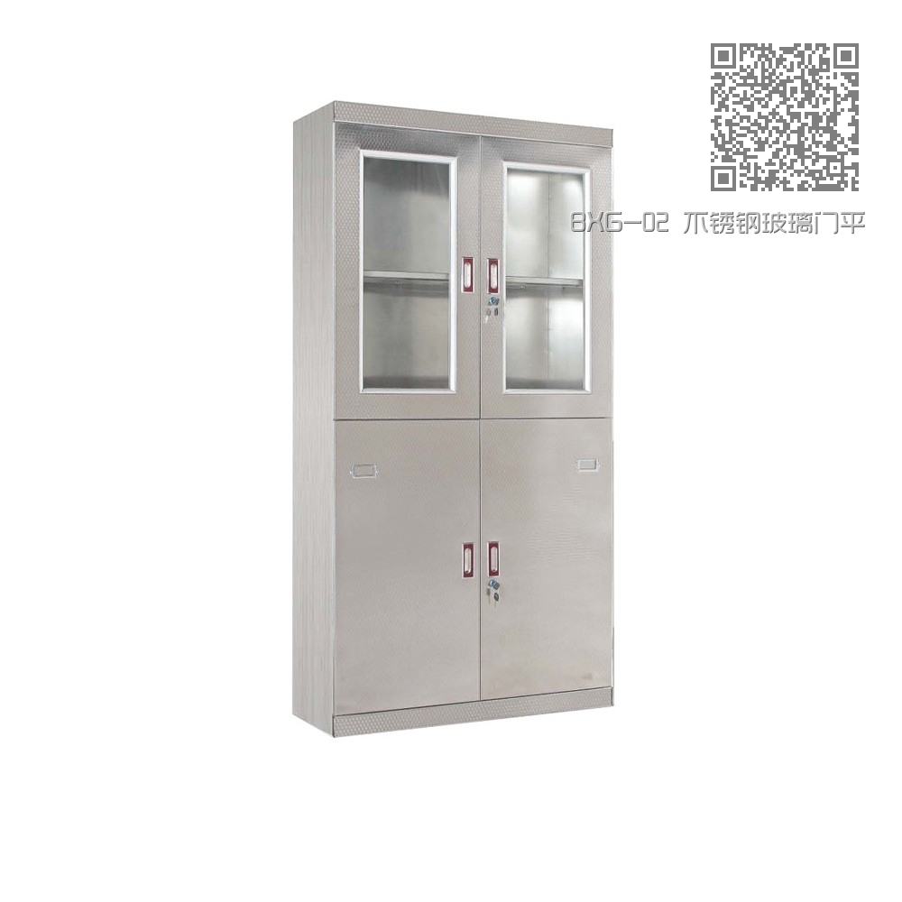 BXG-02 不锈钢玻璃门平开柜 BXG-02 不锈钢玻璃门平开柜