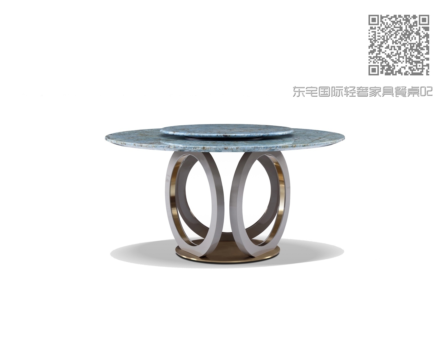 东宅国际轻奢家具餐桌02
