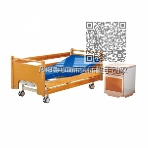 A19 实木床头床框手动双摇护理床 A19 实木床头床框手动双摇护理床