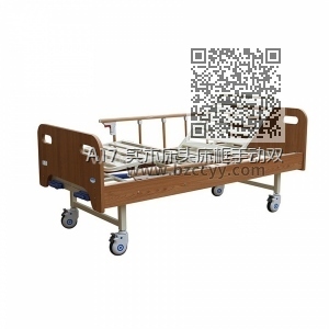 A17 实木床头床框手动双摇护理床 A17 实木床头床框手动双摇护理床