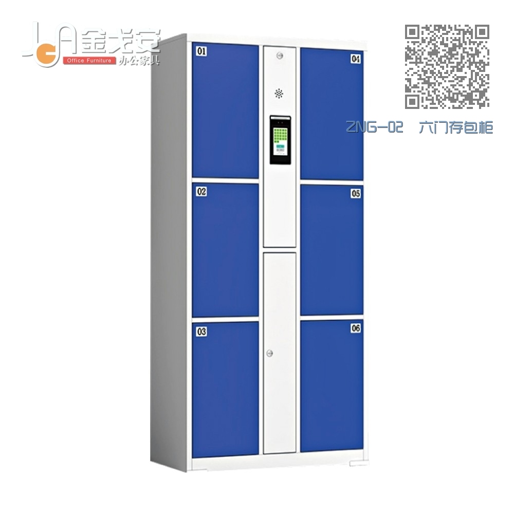 ZNG-02 六门存包柜_产品场景图_河北金戈安家具有限公司