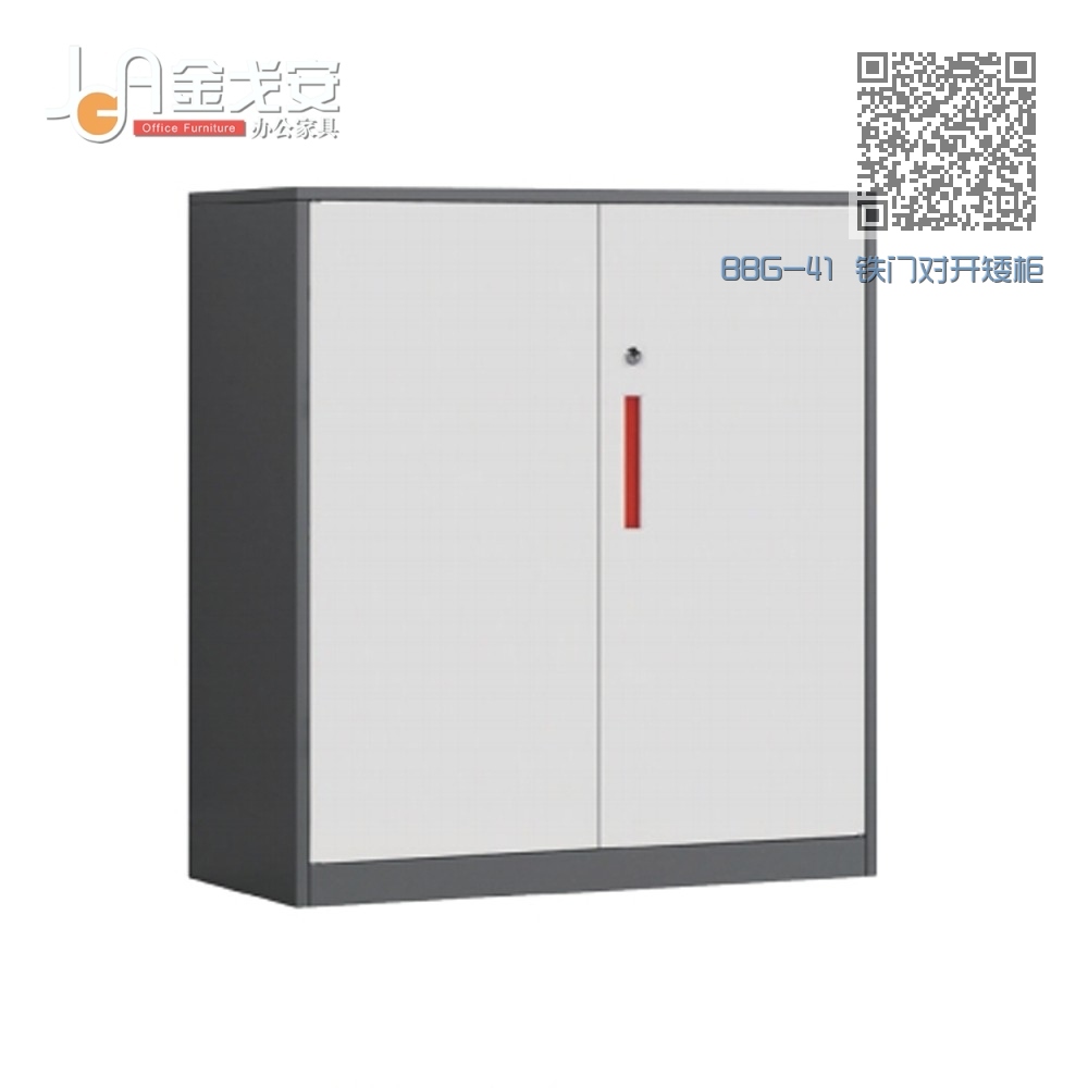 BBG-41 铁门对开矮柜_产品场景图_河北金戈安家具有限公司