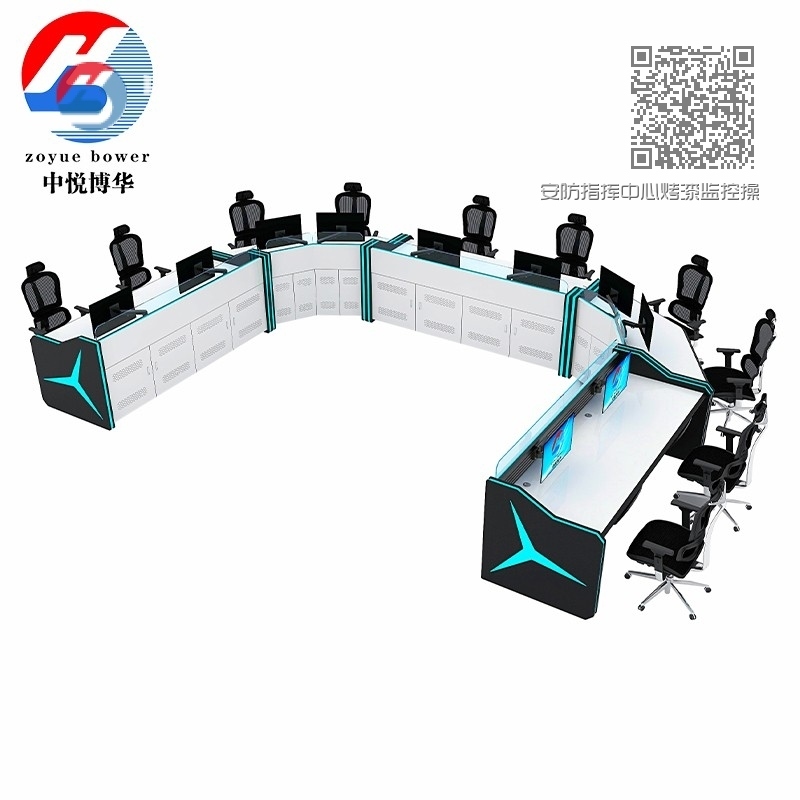 安防指挥中心烤漆监控操作台U 安防指挥中心烤漆监控操作台U