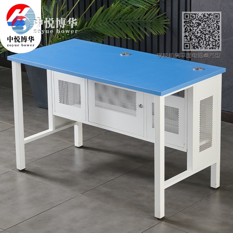 学校机房平面电脑桌方型桌腿 学校机房平面电脑桌方型桌腿