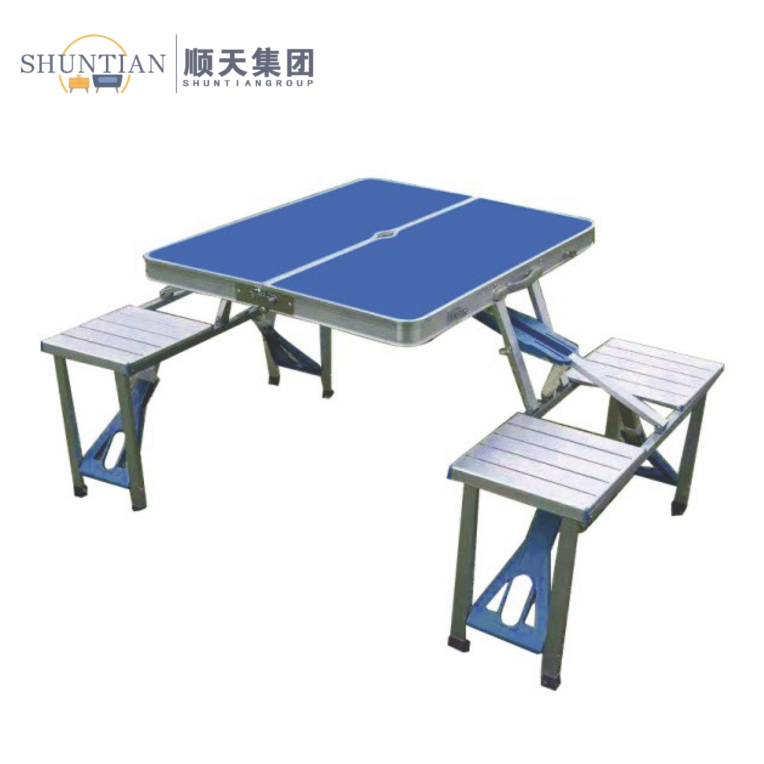 BD-ZY-36 铝制救灾桌椅(D款) BD-ZY-36 铝制救灾桌椅(D款)