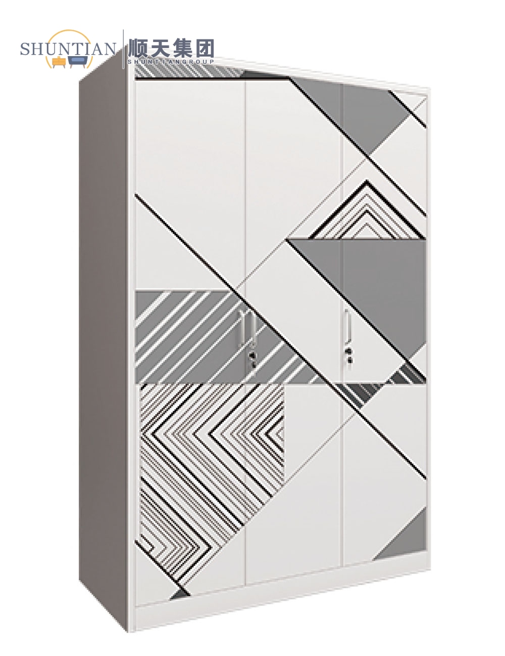 WSYG-99平开三门衣柜 WSYG-99平开三门衣柜