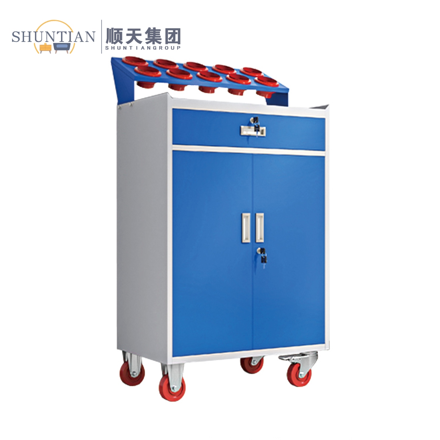 GJJ-15    工具车-单斗对开门-刀具架