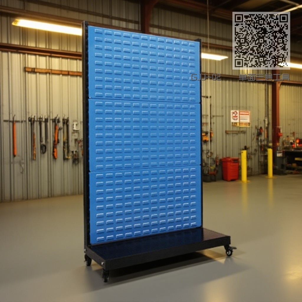 GJJ-02 单面三层工具架+移动 GJJ-02 单面三层工具架+移动