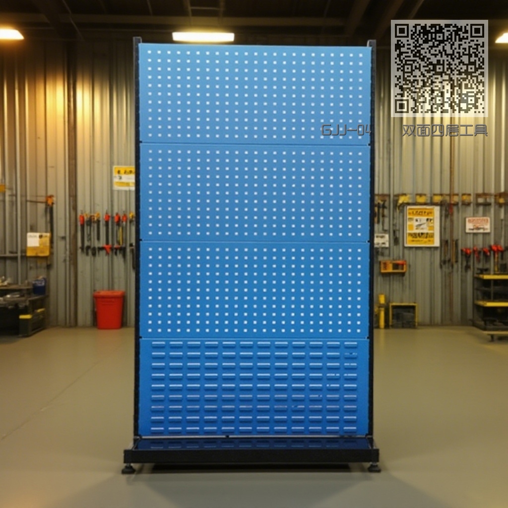 GJJ-04 双面四层工具架-固定 GJJ-04 双面四层工具架-固定