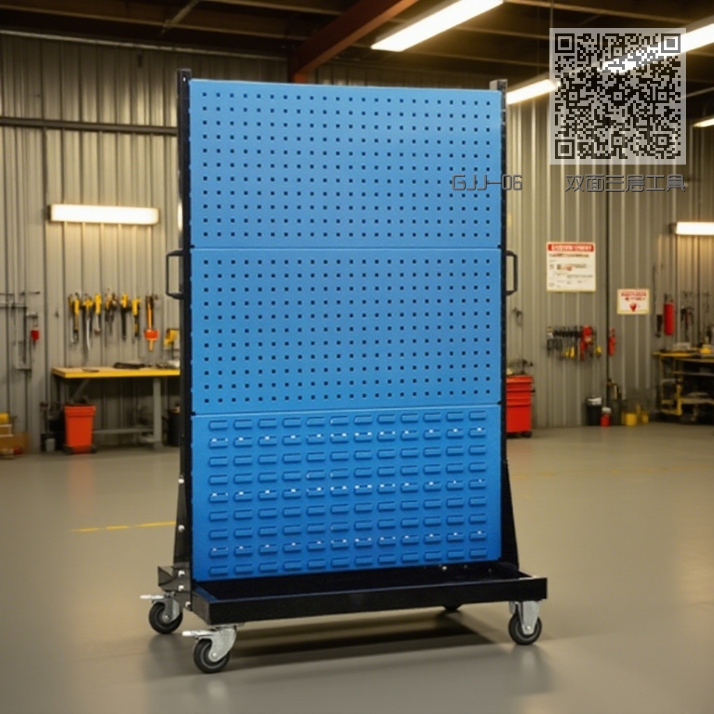 GJJ-06 双面三层工具架-移动 GJJ-06 双面三层工具架-移动