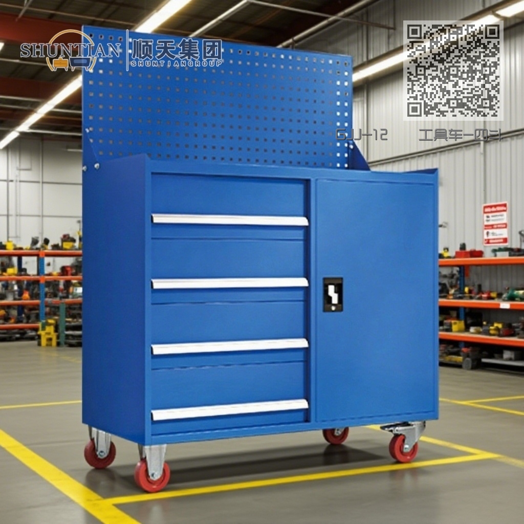 GJJ-12 工具车-四斗单门-挂网 GJJ-12 工具车-四斗单门-挂网