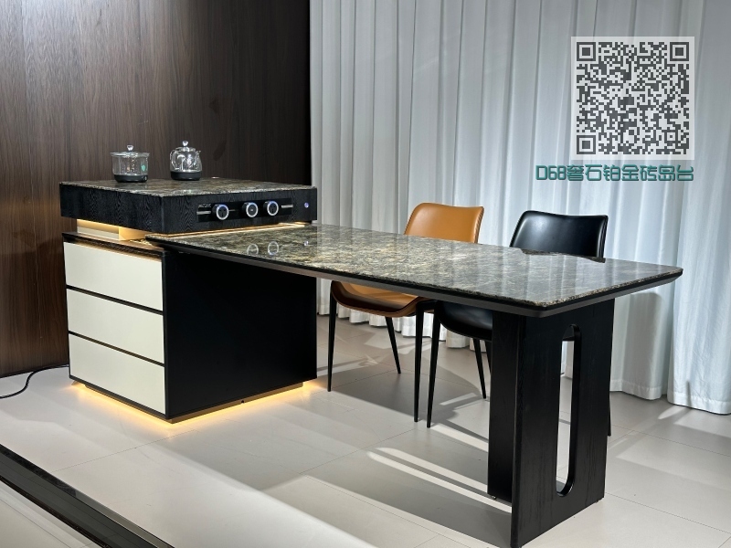 D68奢石铂金砖岛台 D68奢石铂金砖岛台