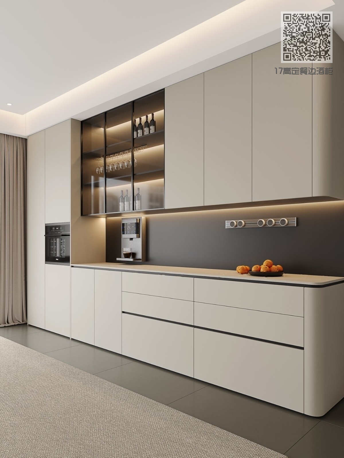 17高定餐边酒柜
