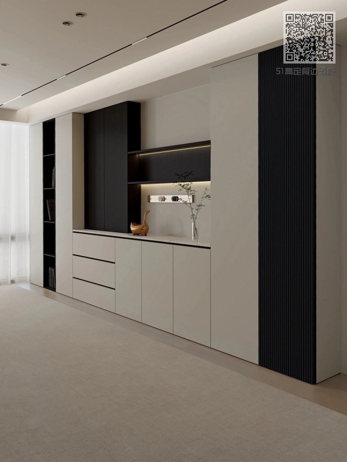 51高定餐边酒柜