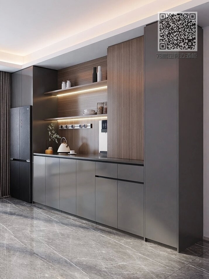 78高定餐边酒柜