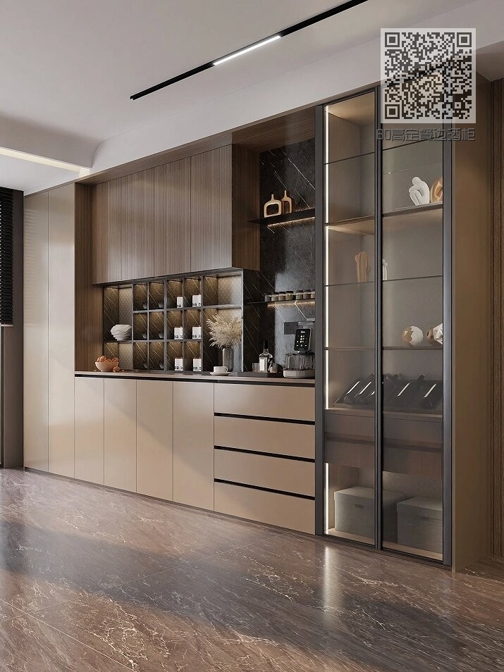 80高定餐边酒柜