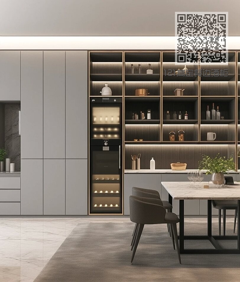 121高定餐边酒柜