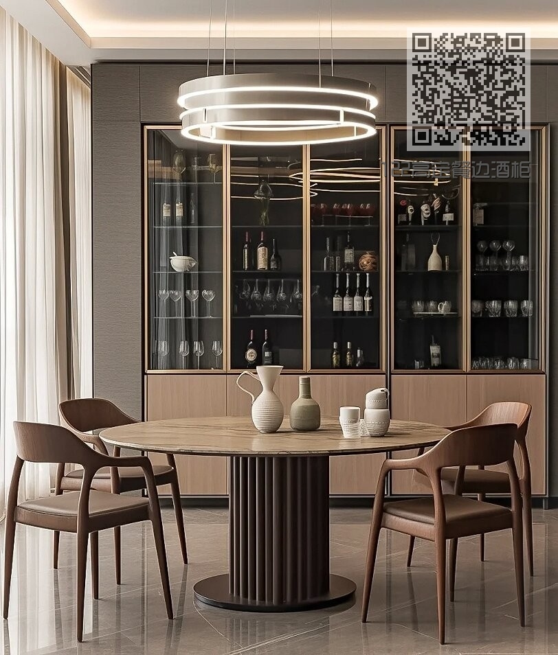 122高定餐边酒柜