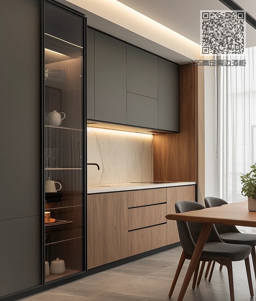 135高定餐边酒柜