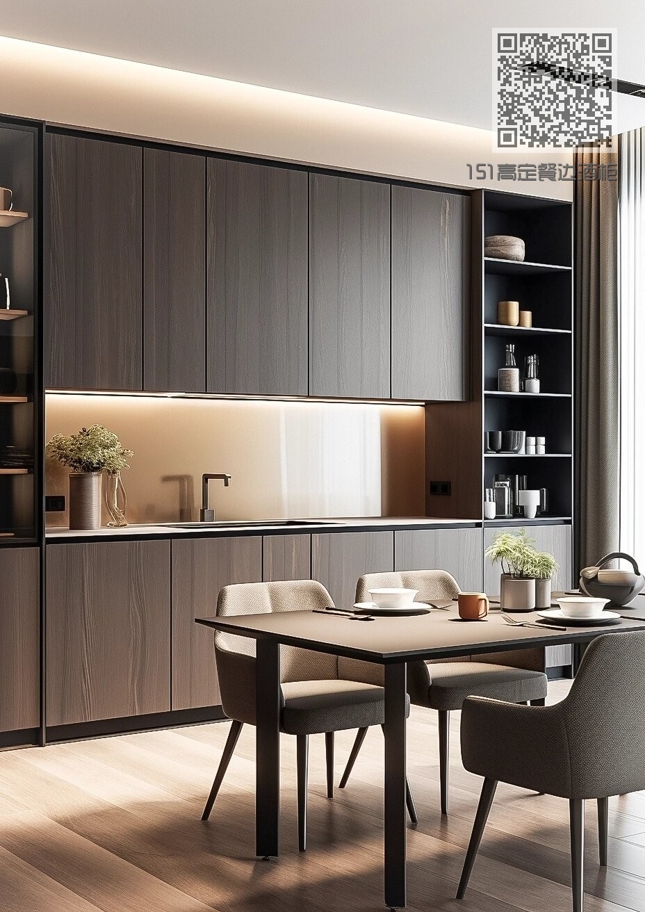 151高定餐边酒柜