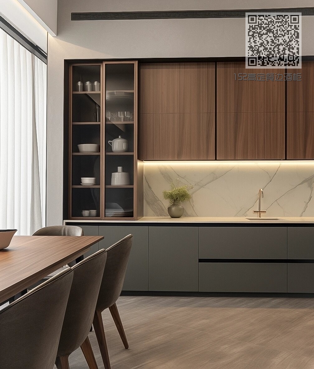 152高定餐边酒柜