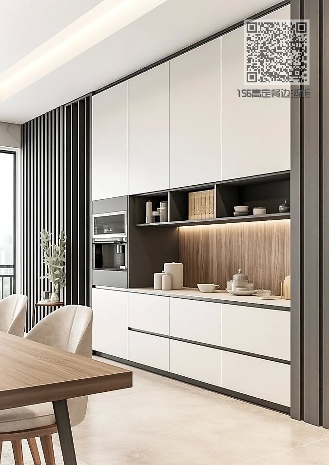 156高定餐边酒柜