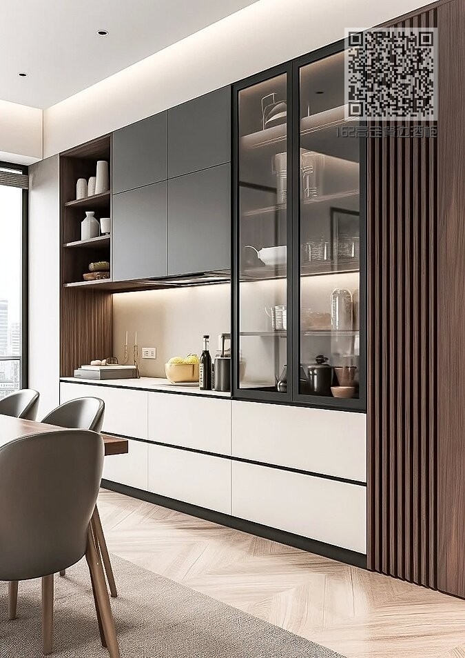 162高定餐边酒柜