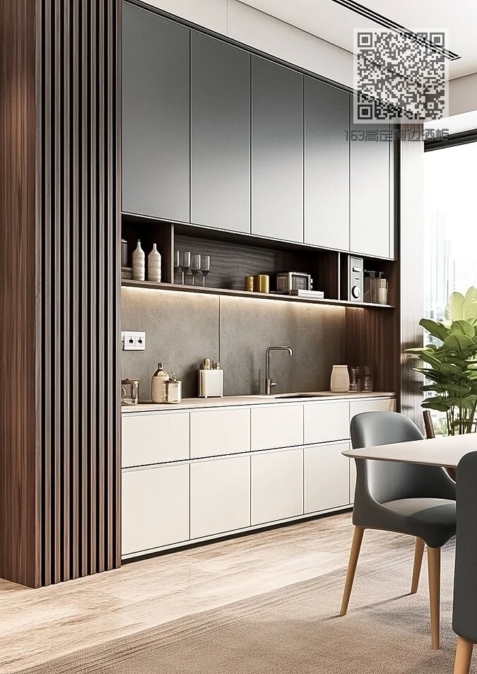 163高定餐边酒柜