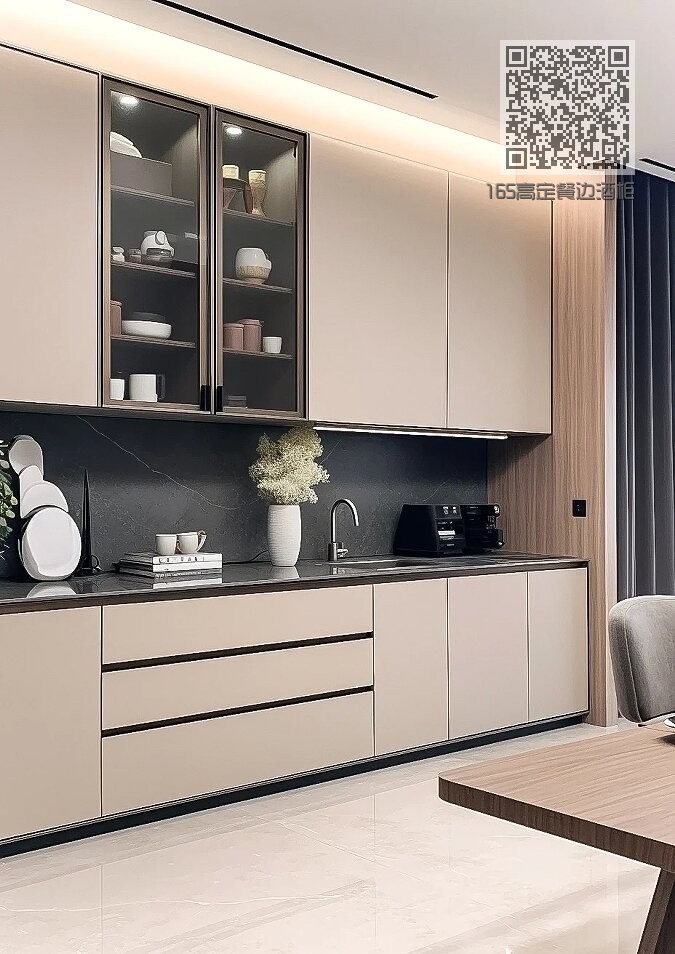 165高定餐边酒柜