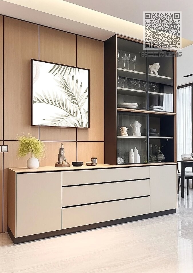 166高定餐边酒柜