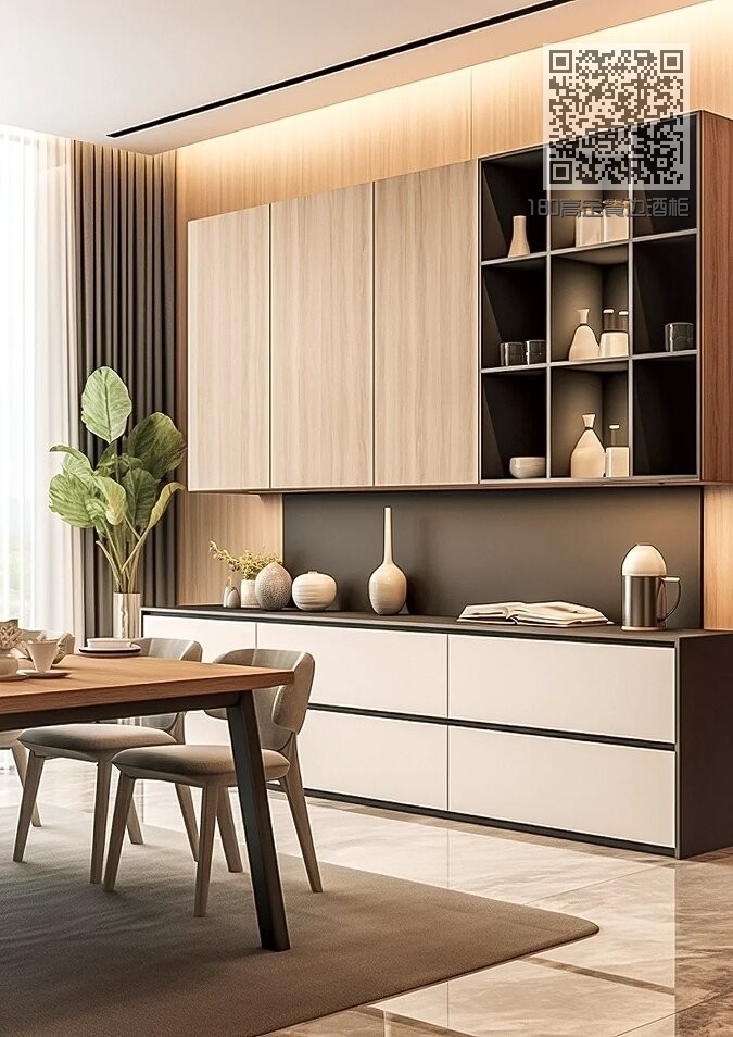 180高定餐边酒柜