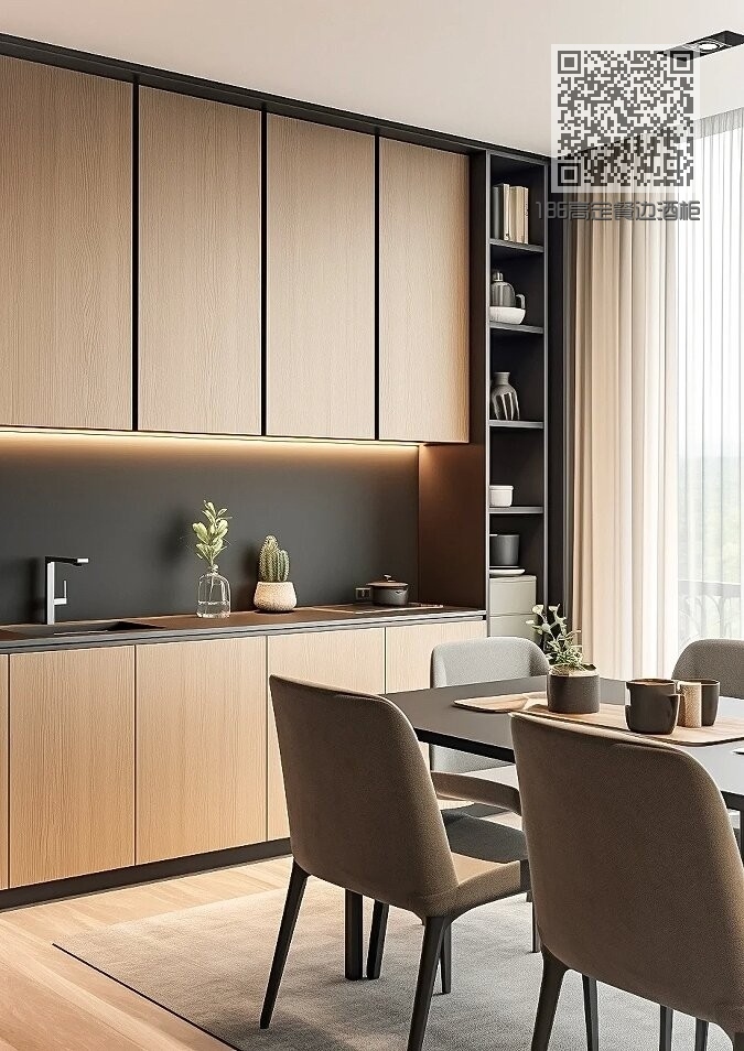 186高定餐边酒柜