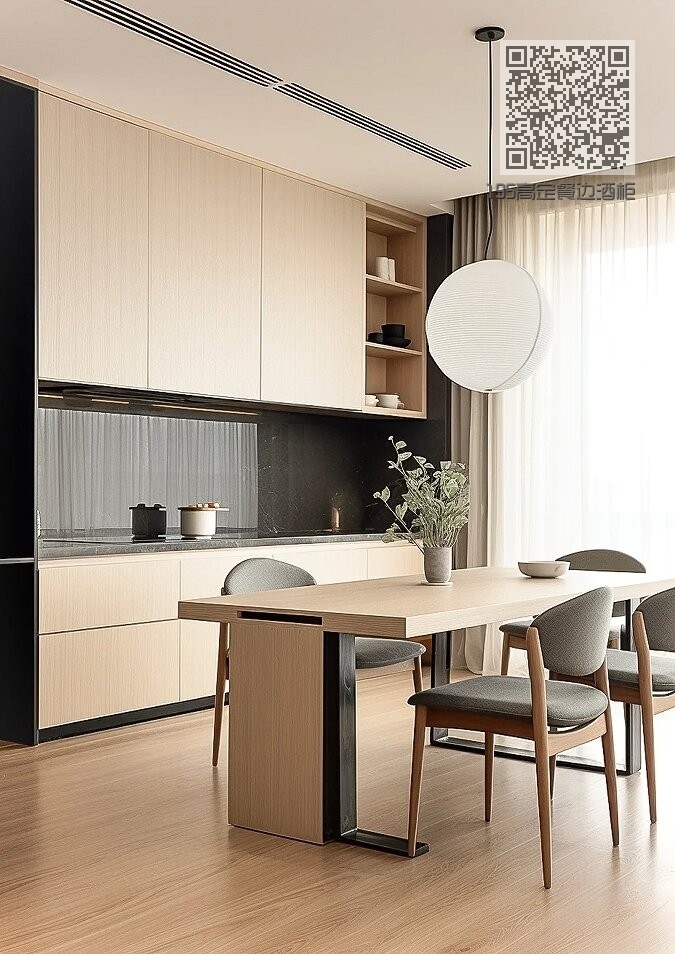 195高定餐边酒柜