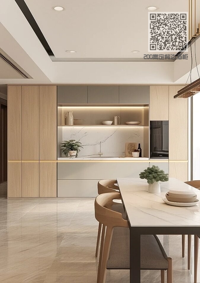 200高定餐边酒柜