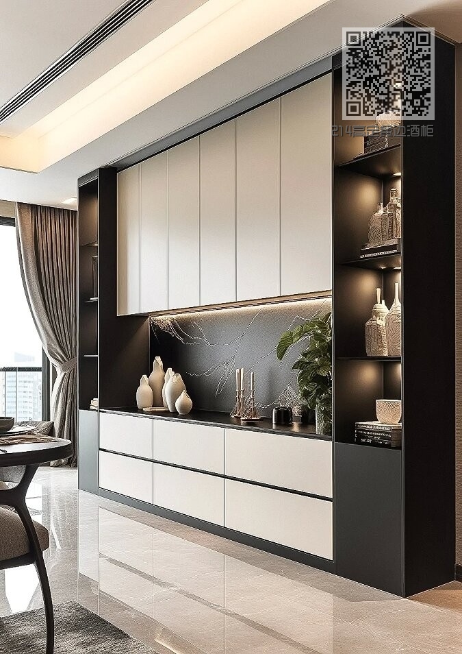 214高定餐边酒柜