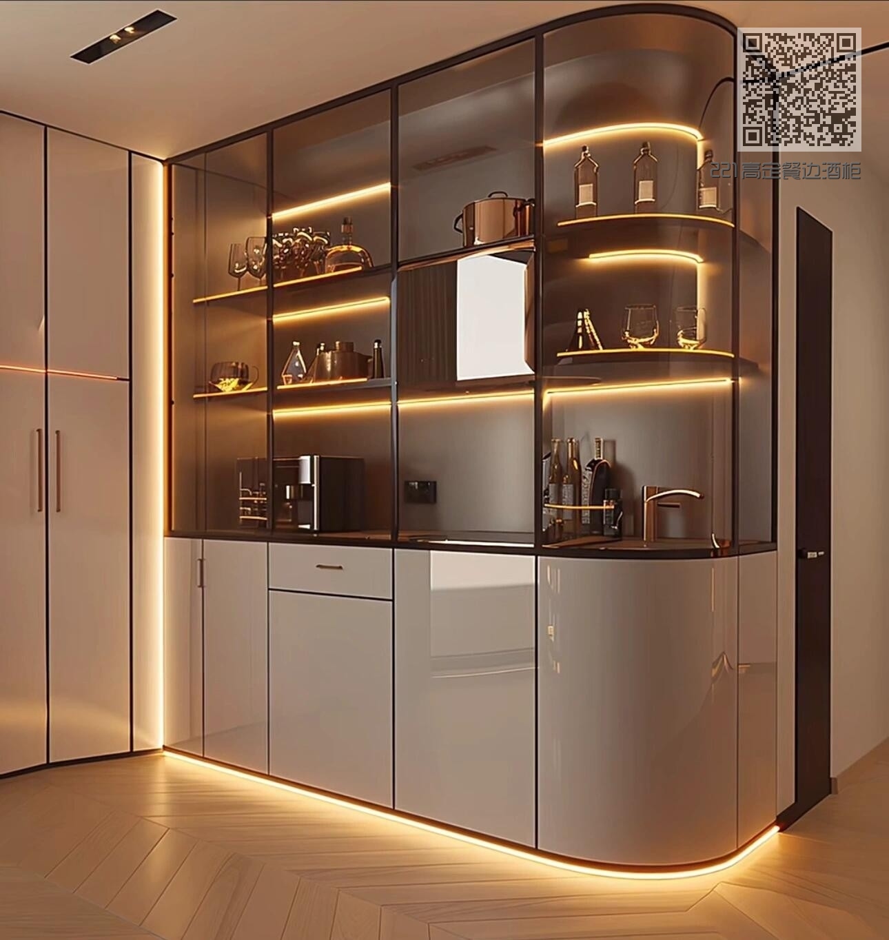 221高定餐边酒柜