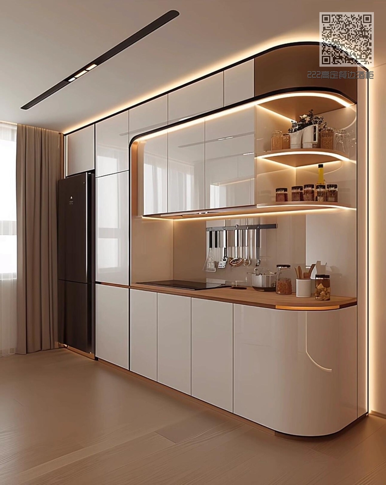 222高定餐边酒柜