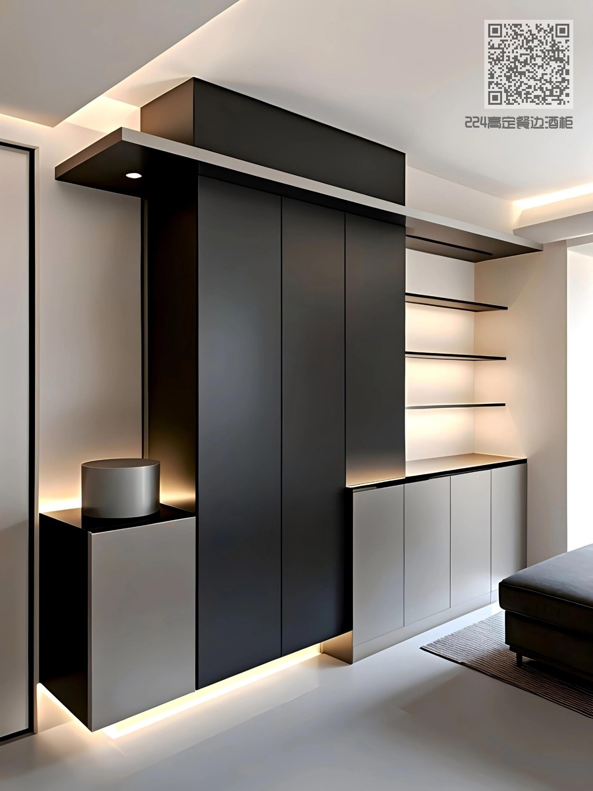 224高定餐边酒柜