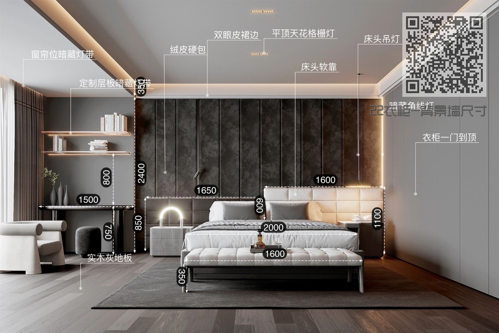 22衣柜-背景墙尺寸