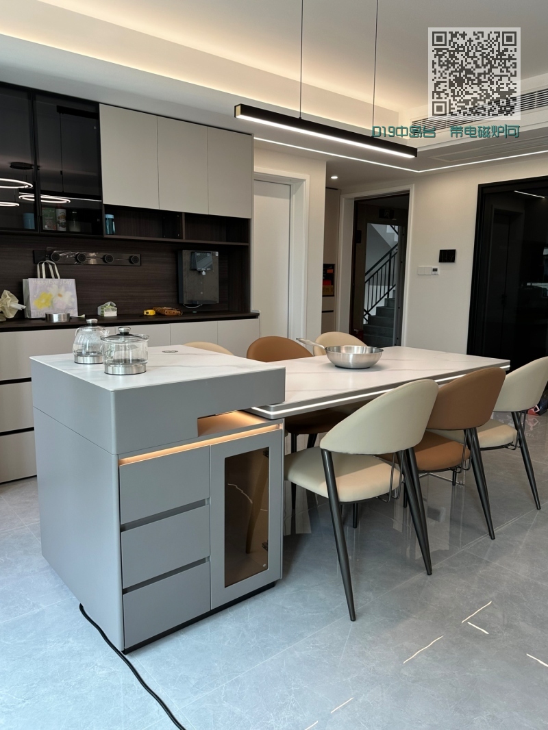 D19中岛台  带电磁炉|可定制颜色