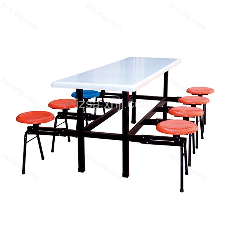 生产批发员工连体快餐桌椅CZY-05